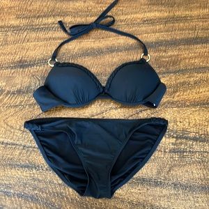 Size large black Xhileration bikini.